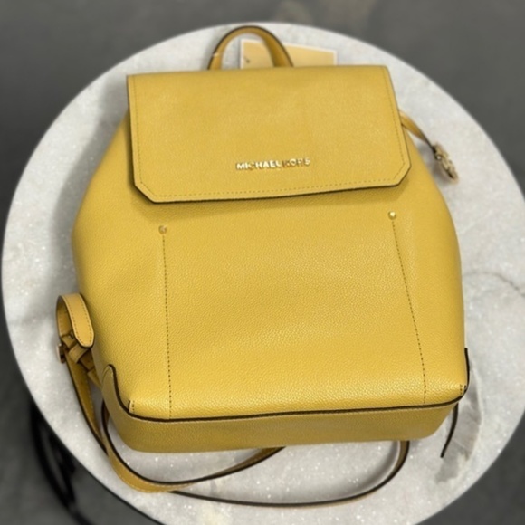 Michael Kora backpack leather NWT